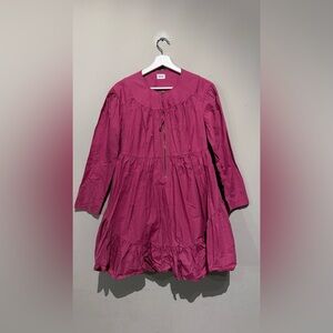 Aureum Brigitte Babydoll Dress Pink Women S Relaxed Fit Casual Vacation